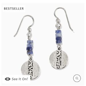 Brighton Mingle Shores Beaded Disk French Wire Earrings